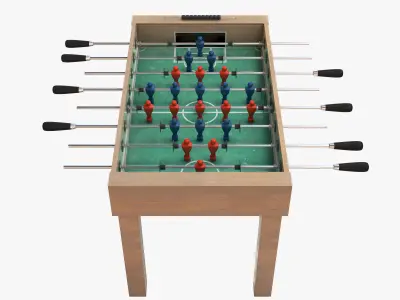 Foosball Table 3D model