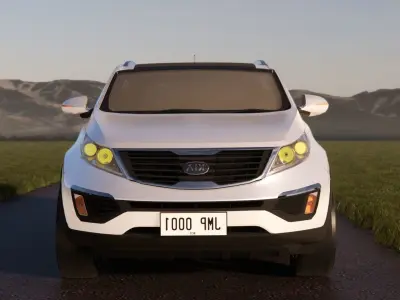 Kia SUV car 3D model