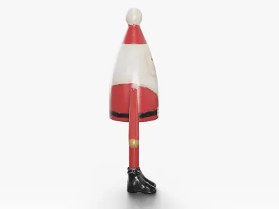 Santa ornament 3D model