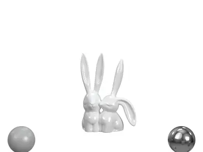 Bunny Rabbits 3D model
