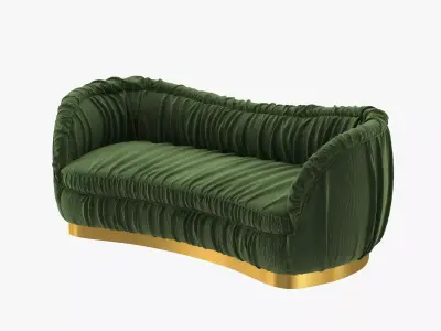 brabbu dakota velvet sofa 3D model