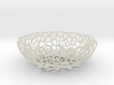 Bowl - Voronoi-Style No I 3D print model