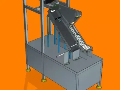 The effervescent tablet filling machine 3D print model