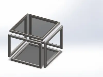 Infinity cube table  Free 3D model