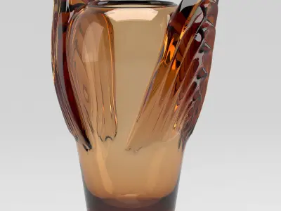 Rene Lalique Marrakech Vase 3D model