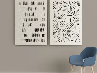 Photo Frame 108 Low-poly 3D model