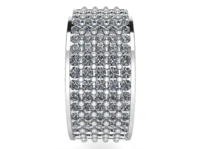 Luxury Diamond Ring 4022 3D print model