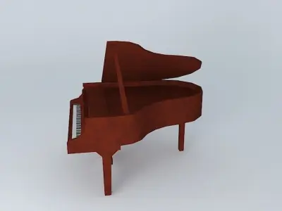 A Piano Wood 1 3D model