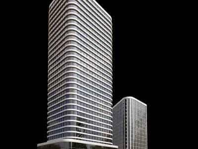 HighRise Building 3D model