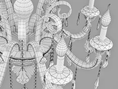 788082 Lusso Osgona Chandelier 3D model