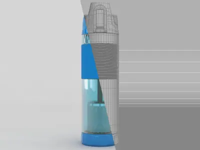 Sport Water Bottle 3D model