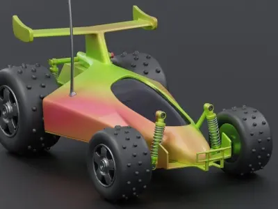 Car toy 3D model