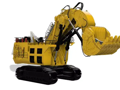 Hidraulyc Shovel CAT 6090FS  3D print model