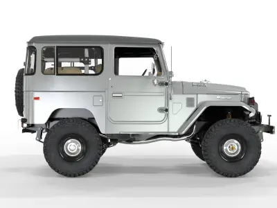 Toyota Fj40 1980 Custom Desing OBJ 3D model