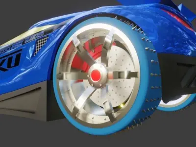 Chicane Hotwheels 3D model