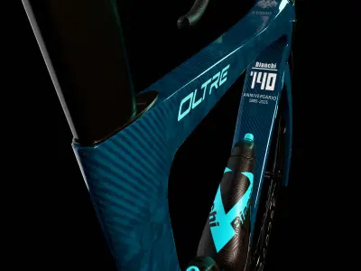 Bianchi Oltre RC with 140th anniversary livery  3D model