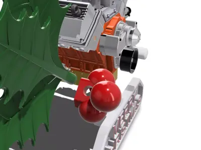 Christmas Ornament Hemi Engine 3D print model