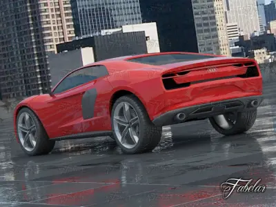 Audi Nanuk Environment 3D model