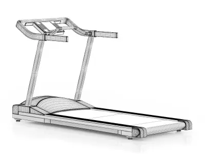 Treadmill tread machine 3D model