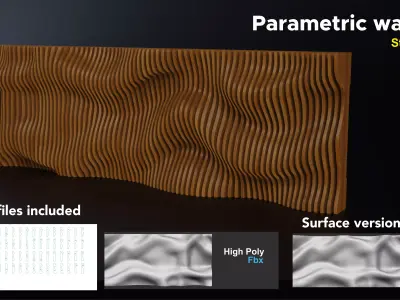 Parametric Wall Art 3D print model