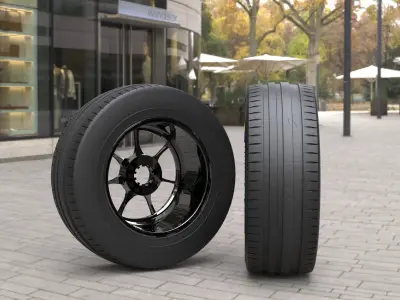 Michelin Pilot Sport EV Formula E 2022 3D model