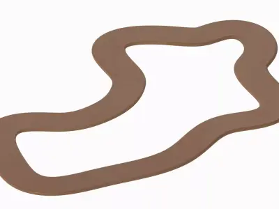 Complex Racetrack Toy 3D print model