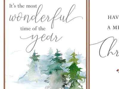 Art Frams 131- Christmas wall art 1 3D model