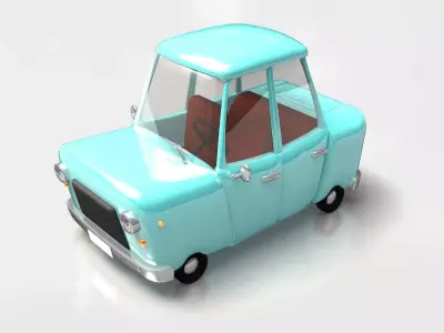 Car vintage-cartoon   3D model