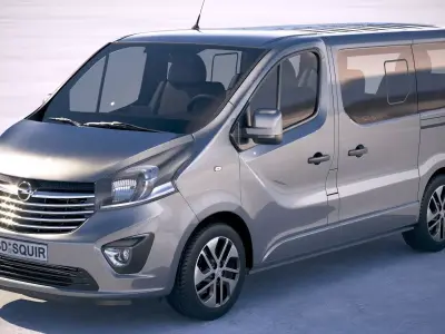 Opel Vivaro Passenger 2015-2018 3D model