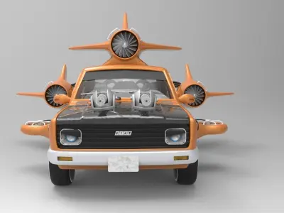 Fiat 128 turbo 3D model