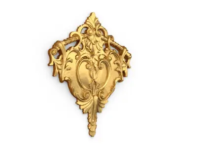 Classic carved decor ornament 482 3D print model