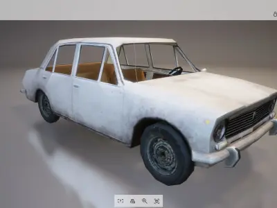 Lowpoly Car 07 Low-poly 3D model