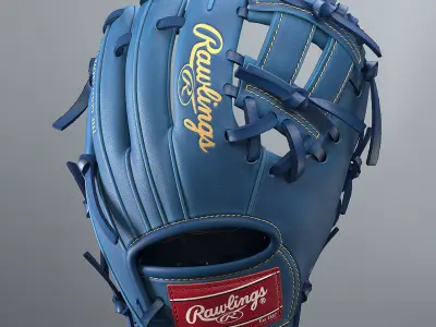 Baseball Glove  3D model