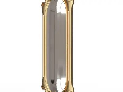 Carved Classic Mirror 03 Low-poly 3D model