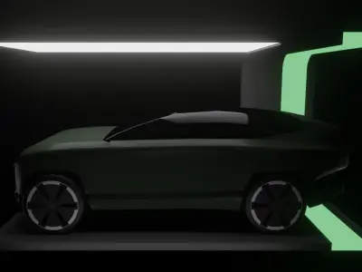 Hyundai based concept car  Low-poly 3D model