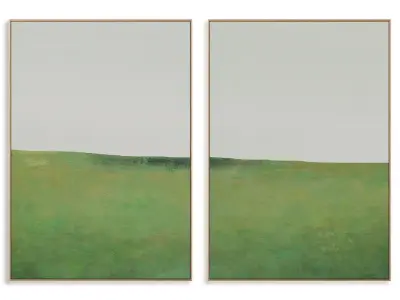 Abstract Painting Frame set 3D model 50