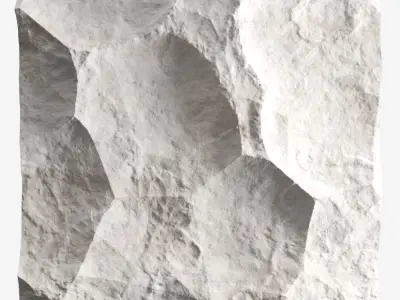 279-RockPanel rock wall art 3D model