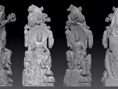 Guanyin   3D print model