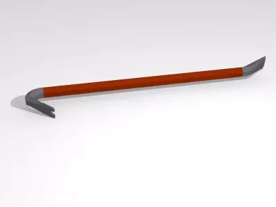 Crowbar metal tool Free 3D print model