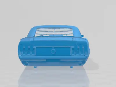 1970 Mustang Boss 302 - Body Car 3D Model 3D print model
