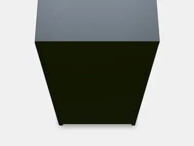 BROR Cabinet with doors Low-poly 3D model
