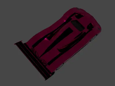 super car lm  3D model