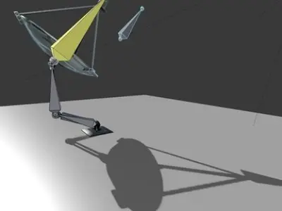 Satellite dishes rigged and low poly Free low-poly 3D model