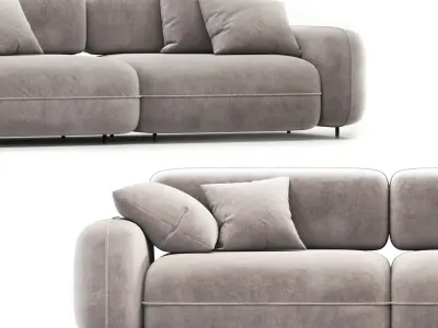 Felt Sofa 3D model