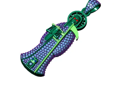 Santa Muerte 3D print model 3D print model