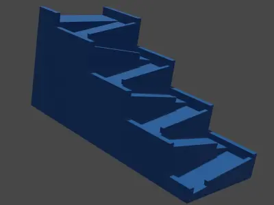 Ramp Leaning 3D model