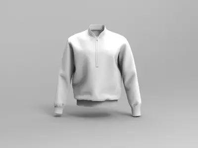 Mens Sport Jacket - Marvelous Designer 3D model