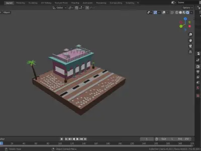 cuba lowpoly by cyberalex NEW YEAR SALE Free low-poly 3D model