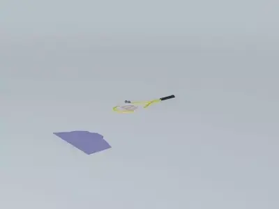 Wilson Squash Racquet Free 3D model