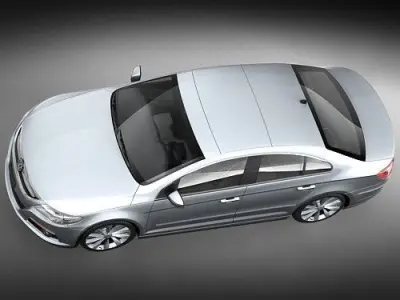 Volkswagen Passat CC  2008 3D model